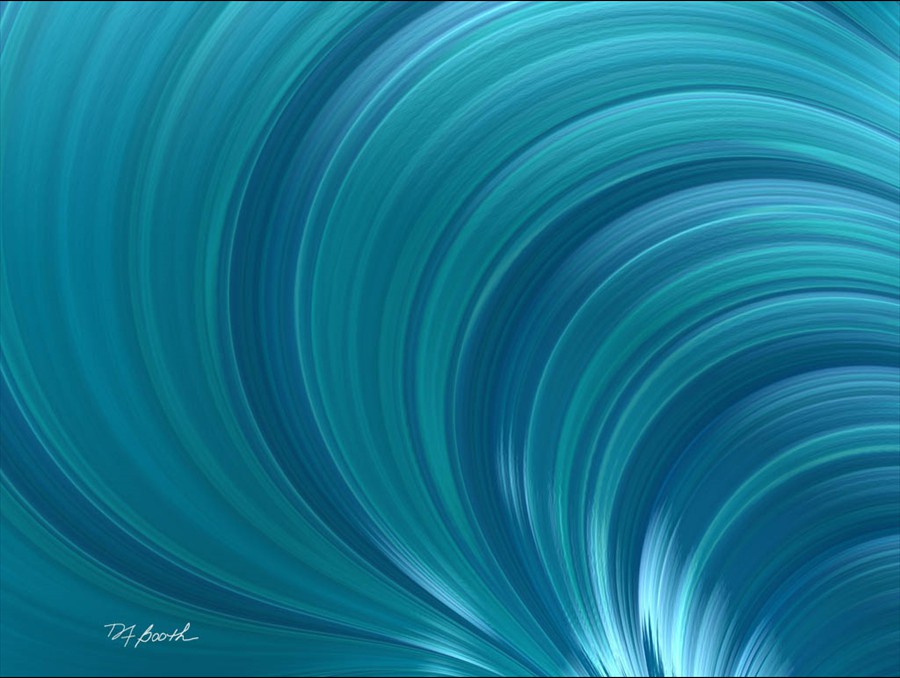 23 Blue Swirls of Light